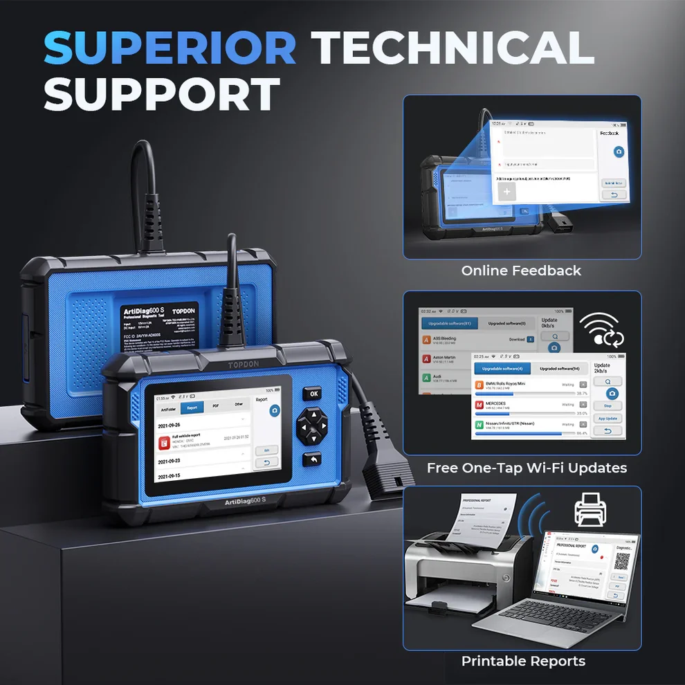 TOPDON Artidiag 600S Diagnostic Scan Tool OBD2
