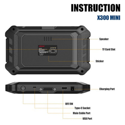 OBDSTAR X300 MINI IMMO Key Programmer Odometer Oil Reset OBD Diagnosis