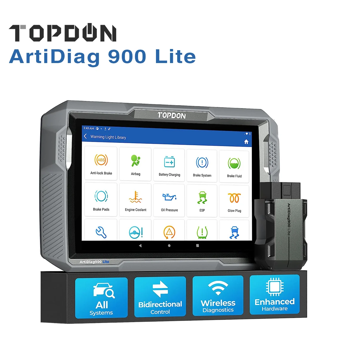 TOPDON ArtiDiag 900 Lite Bidirectional Scan Tool | Lifetime Free Update