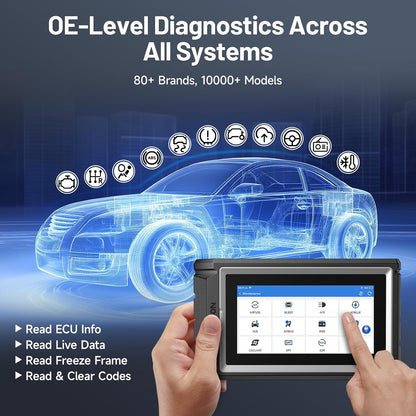 TOPDON AD800BT V2.0 Bidirectional OBD2 Scanner with Lifetime Free Update