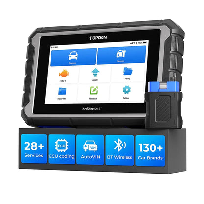 TOPDON ArtiDiag 900BT Bidirectional Scan Tool with ECU Coding