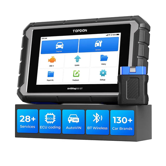 TOPDON ArtiDiag 900BT Bidirectional Scan Tool with ECU Coding